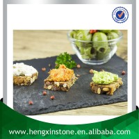 Factory Direct Sale Wholesale 30*20cm Natural Edge Mini Slate Cheese Board